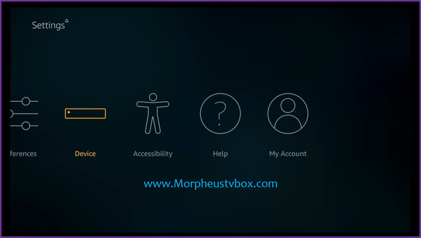 morpheus tv fire stick device